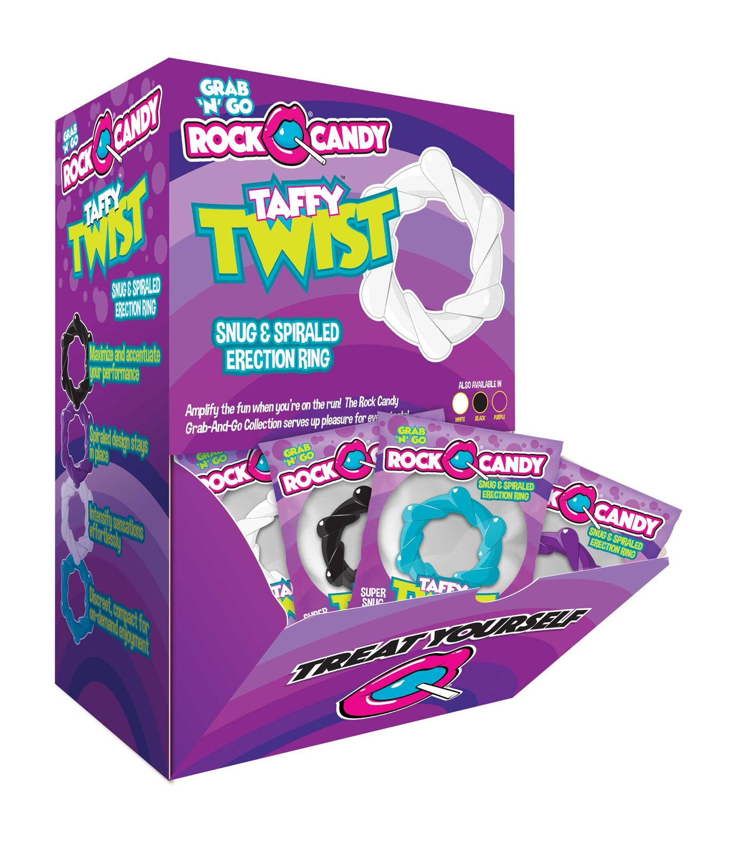 Taffy Twist 24 Pk Display - Assorted RC-TWS-124