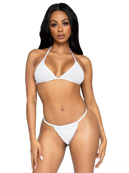 2 Pc Tempest Bikini Set - White- One Size LA-81636WHTOS