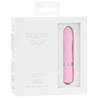 Pillow Talk Flirty Mini Massager-Teal 4.25"