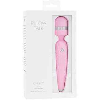 Pillow Talk Cheeky Wand Massager-Teal