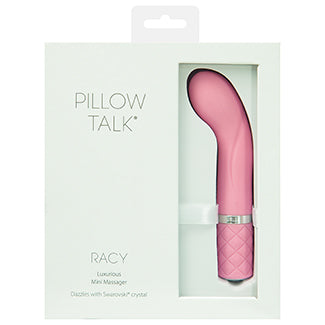 Pillow Talk Racy Mini Massager-Teal 5"