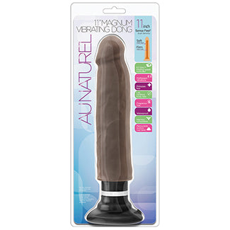 Au Naturel Sensa Feel Dildo-Chocolate 8"