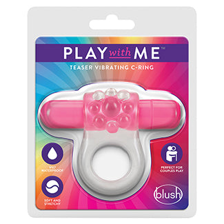 Play with Me Teaser Vibrating C-Ring–Green