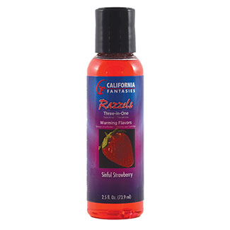 Razzels Warming Lube-Sinful Strawberry 4oz