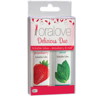 Oralove Dynamic Duo Lube-Warming & Tingling