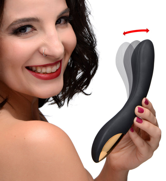 7x Bendable Silicone Vibrator - Black WNDR-AG279