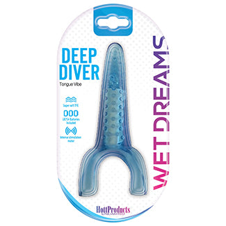 Tongue Star Deep Diver Vibrating Tongue-Clear