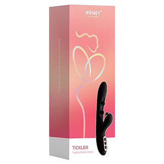 Honey Play Box Tickler Wiggling G-Spot Vibrator-Red