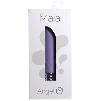 Maia Kendall Silicone Swirl Dong-Neon Purple 8"