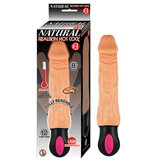 Natural Realskin Hot Cock #1-Brown 7"