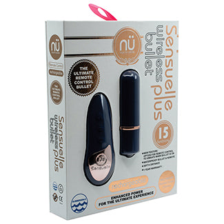 Sensuelle Wireless Bullet Plus with Remote Control-Rose Gold