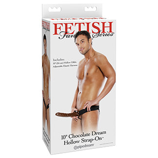 Fetish Fantasy Hollow Strap-On Flesh 10"