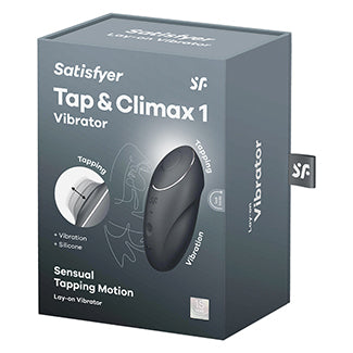 Satisfyer Tap and Climax 1-Bluegrey