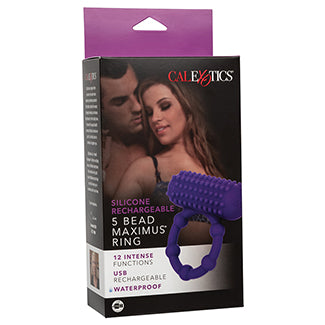 Silicone Rechargeable 10 Bead Maximus Ring