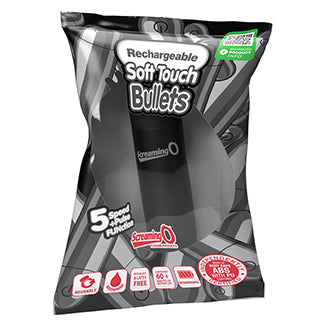 Screaming O Soft Touch Rechargeable Bullets-Blue