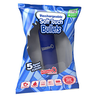 Screaming O Soft Touch Rechargeable Bullets-Pink