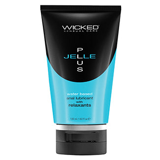 Wicked Aqua Jelle Plus Anal Lubricant with Relaxants 8oz