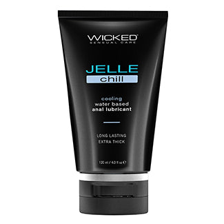 Wicked Jelle Heat Warming Waterbased Anal Lubricant 4oz