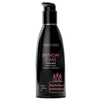 Wicked Aqua Flavored Lube-Birthday Cake 4oz