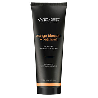 Wicked Sensual Massage Cream-Stripped + Bare Unscented 10ml Foil