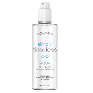 Wicked Simply Timeless Aqua Jelle Water-Based Gel Lubricant 4oz