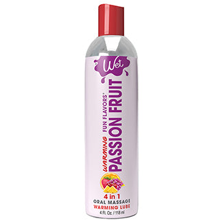 Wet Warming Fun Flavors Strawberry 4-In-1 Lubricant 4oz