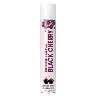 Wet Delicious Oral Play Black Cherry Waterbased Flavored Lubricant 4oz