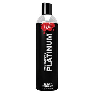 Wet Platinum Luxury Silicone Based Lubricant 8oz